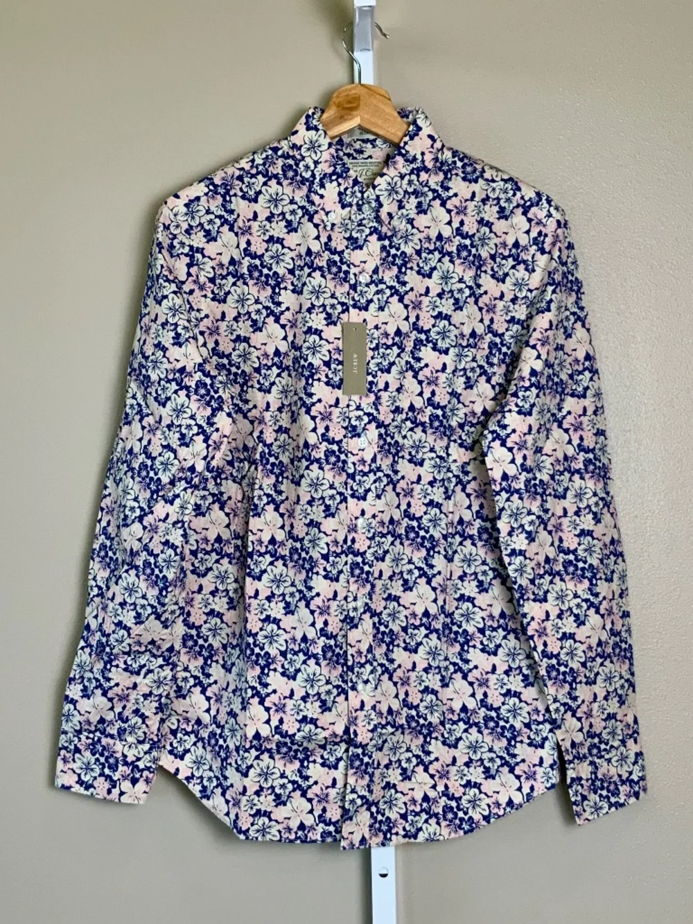 J. Crew Slim Stretch Secret Wash Cotton Poplin Button Down Shirt